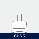 Sokkel på GU5.3 pære
